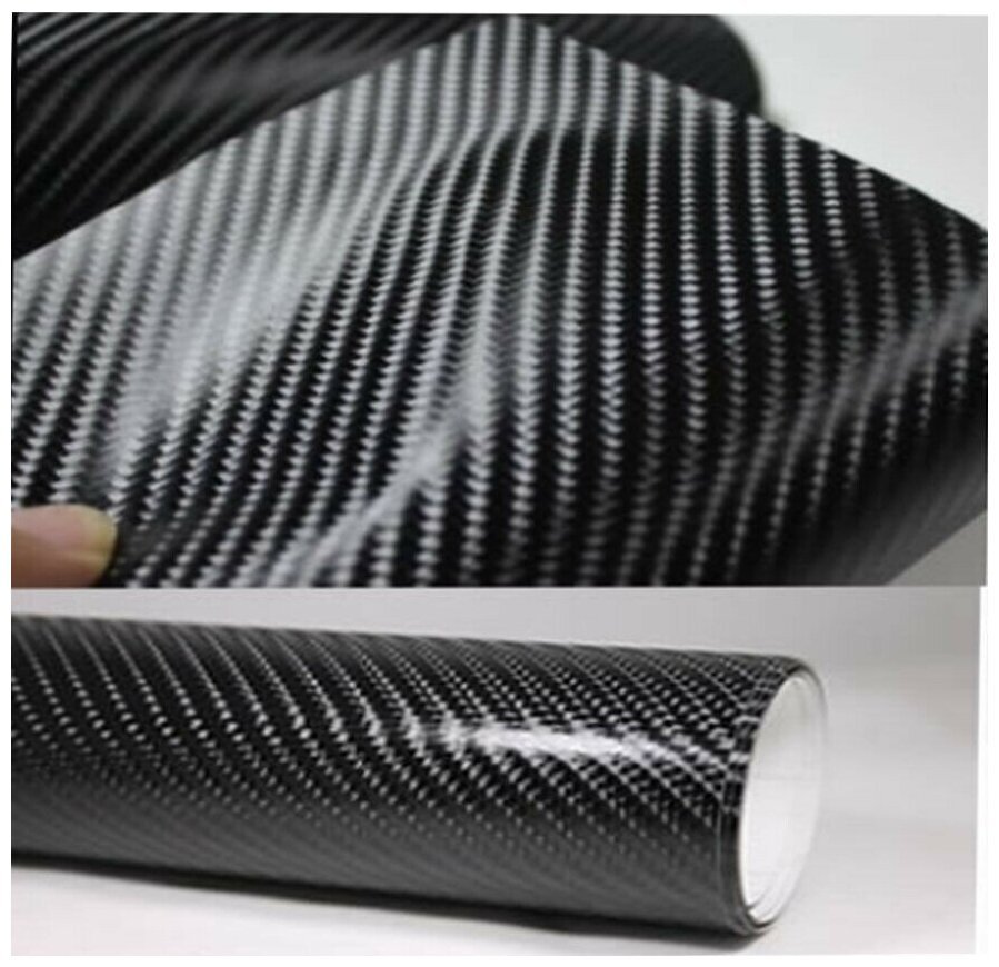 folie colantare auto carbon 5d lacuit negru (3m x 1,52m) 3 Folie colantare auto Carbon 5D Lacuit Negru (3m x 1,52m) - imagine 3