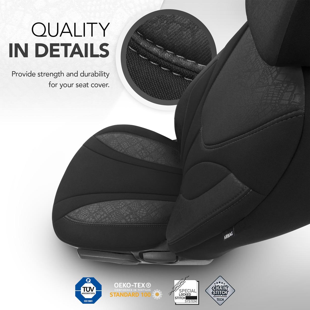 set huse scaun auto premium, universale, nefractionate, otom ruby design 1201 9 Set huse scaun auto PREMIUM, Universale, nefractionate, OTOM RUBY DESIGN 1201 - imagine 9