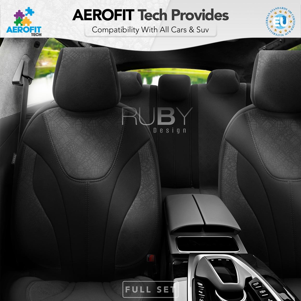 set huse scaun auto premium, universale, nefractionate, otom ruby design 1201 13 Set huse scaun auto PREMIUM, Universale, nefractionate, OTOM RUBY DESIGN 1201 - imagine 13