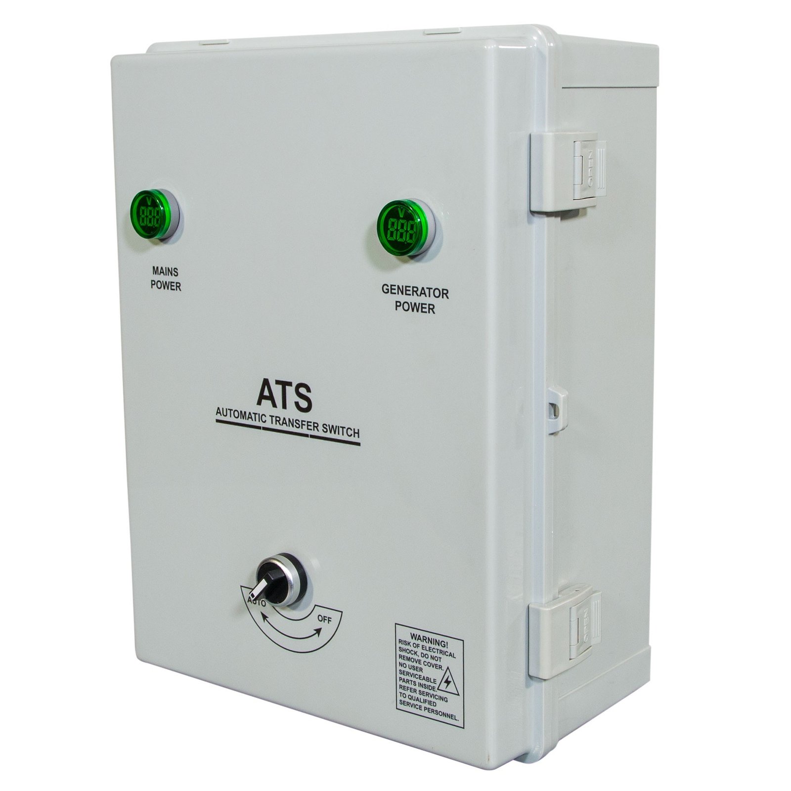panou ats monofazat 230v itc power ac-ats-w-50a-1 50a 10 kw — pornire automata generator, cablu 15m 2 Panou ATS Monofazat 230V ITC Power AC-ATS-W-50A-1 50A 10 kW — Pornire Automata Generator, Cablu 15m - imagine 2