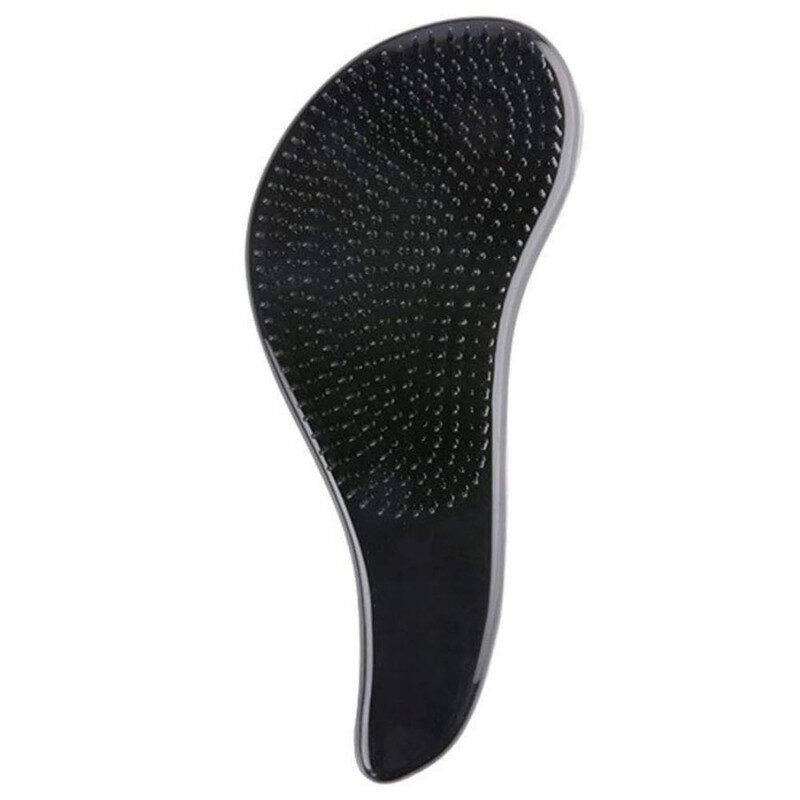 Perie de Par cu Dinti Rari, Forma Rotunjita pentru Scalp, Previne Caderea Parului, Descalceste Parul Incurcat, Pentru Par Umed si Uscat, 19 x 7 cm, Roz
