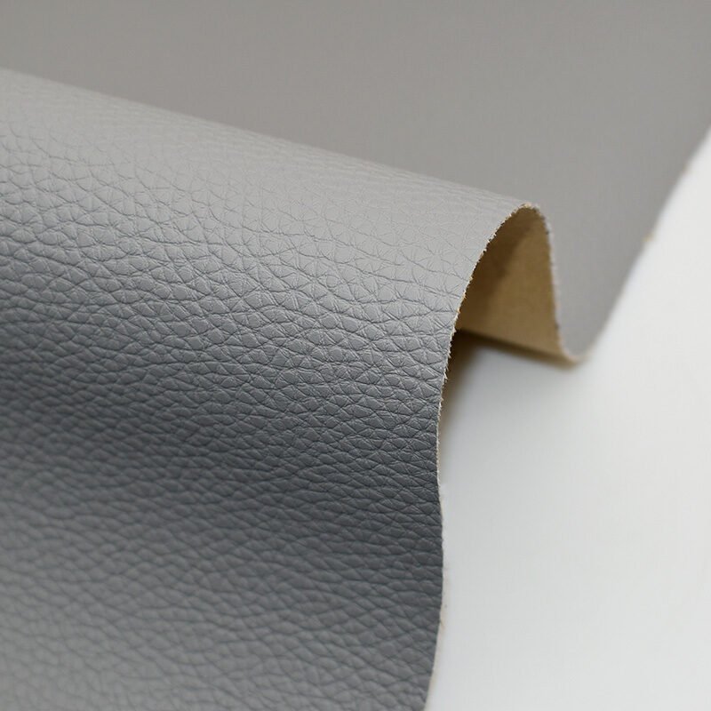 Piele Ecologica pentru reparatii, autoadeziva, dimensiune 50cm x 150 cm, culoare Gri, pentru canapele, genti, jachete, scaune auto, mobilier