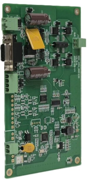 Placa de comanda a derulatorului de sarma laser