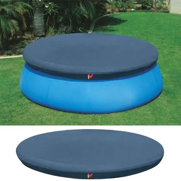Prelata Universala, Mercaton pentru Acoperire Piscine Rotunde cu Diametru 305 cm, Material PVC, Impermeabila, Blue