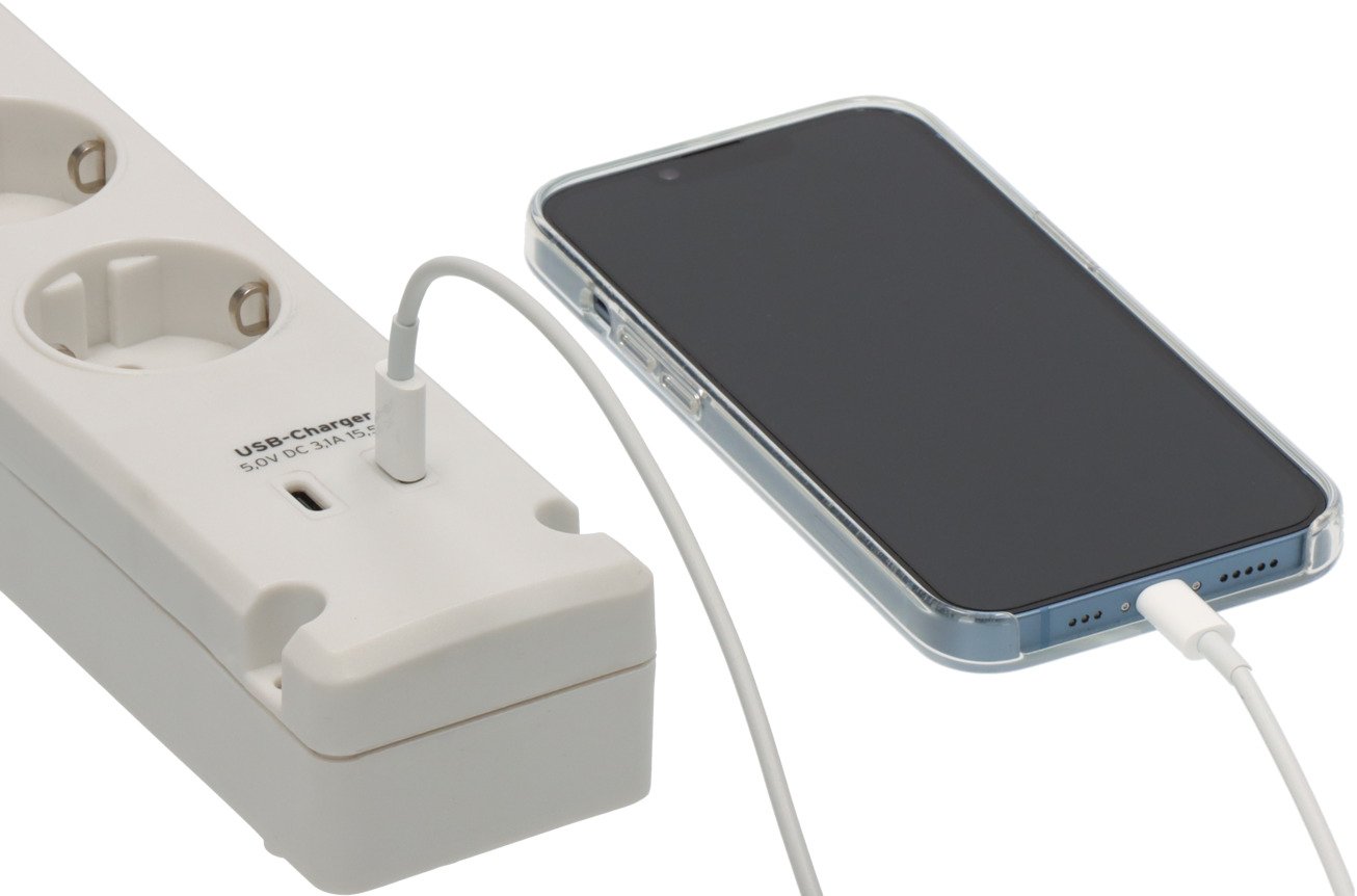 prelungitor brennenstuhl bremounta 5 prize, 2 x usb-c, 3m, buton on off, prindere in suruburi , alb 2 Prelungitor Brennenstuhl Bremounta 5 prize, 2 x USB-C, 3m, Buton On Off, prindere in suruburi , Alb - imagine 2