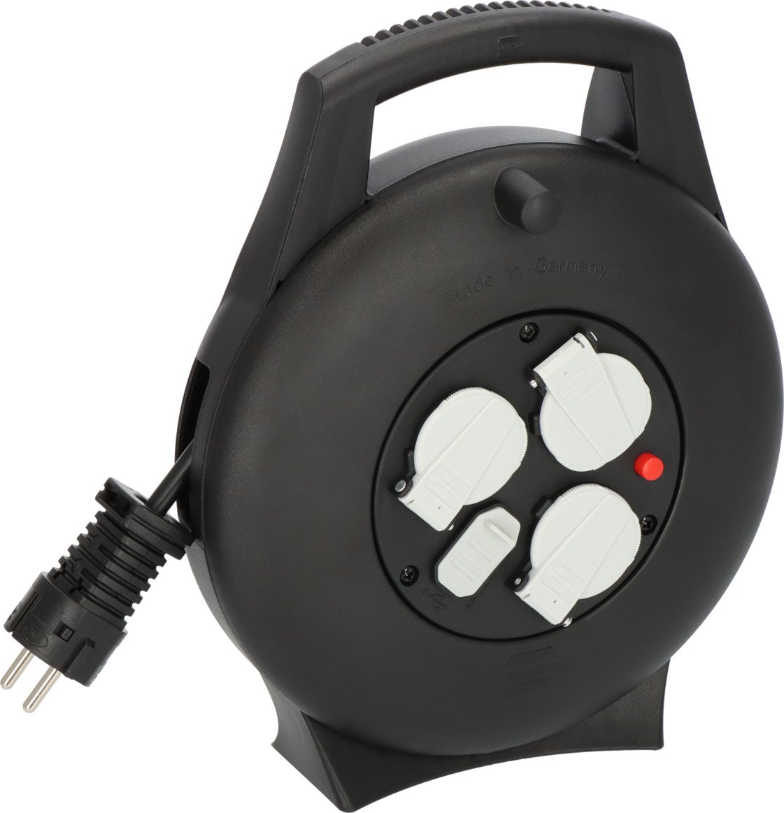 prelungitor cu tambur brennenstuhl vario line, 3 prize, 2 usb, 10m, h05vv-f 3g1,5 1 Prelungitor cu tambur Brennenstuhl Vario Line, 3 prize, 2 USB, 10m, H05VV-F 3G1,5