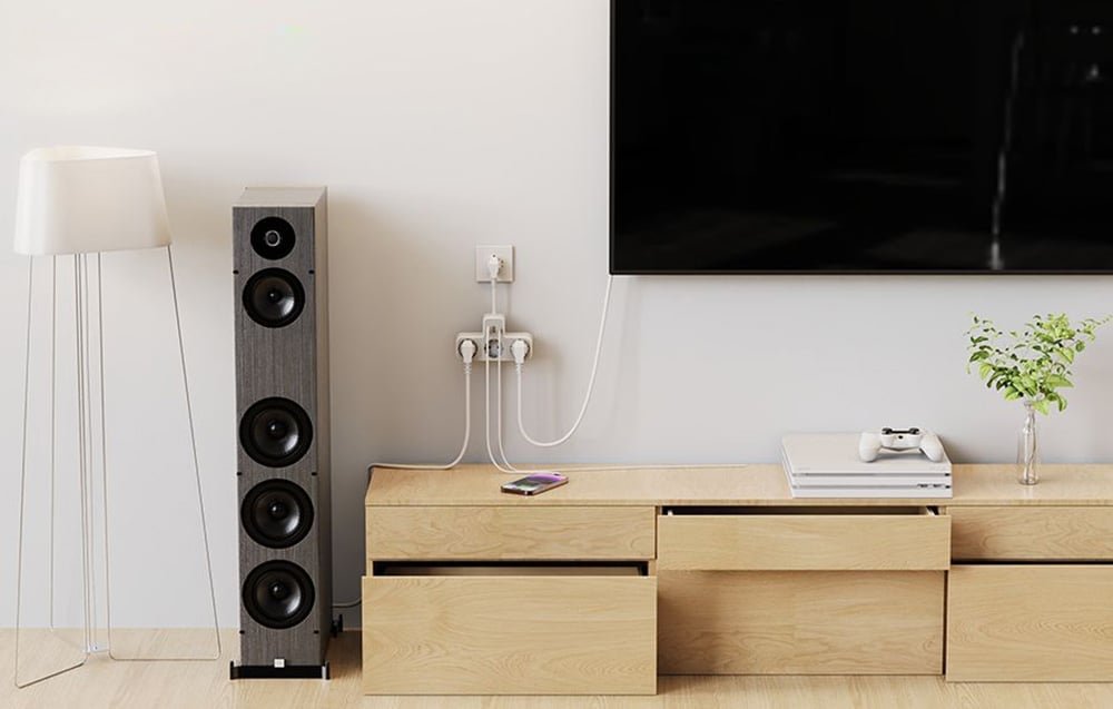 priza multipla tessan ts-323x-c, cablu 15m, 3 prize, 1 port usb-c, 2 porturi usb, 240 v, alb ,2500w 10a 4 Priza Multipla Tessan TS-323X-C, Cablu 15m, 3 Prize, 1 port USB-C, 2 Porturi USB, 240 V, Alb ,2500W 10A - imagine 4