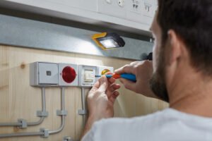 Lanterna de Lucru LED Brennenstuhl 4+3 SMD LED, 200 Lumeni, rotire 360  , Autonomie 24 ore,