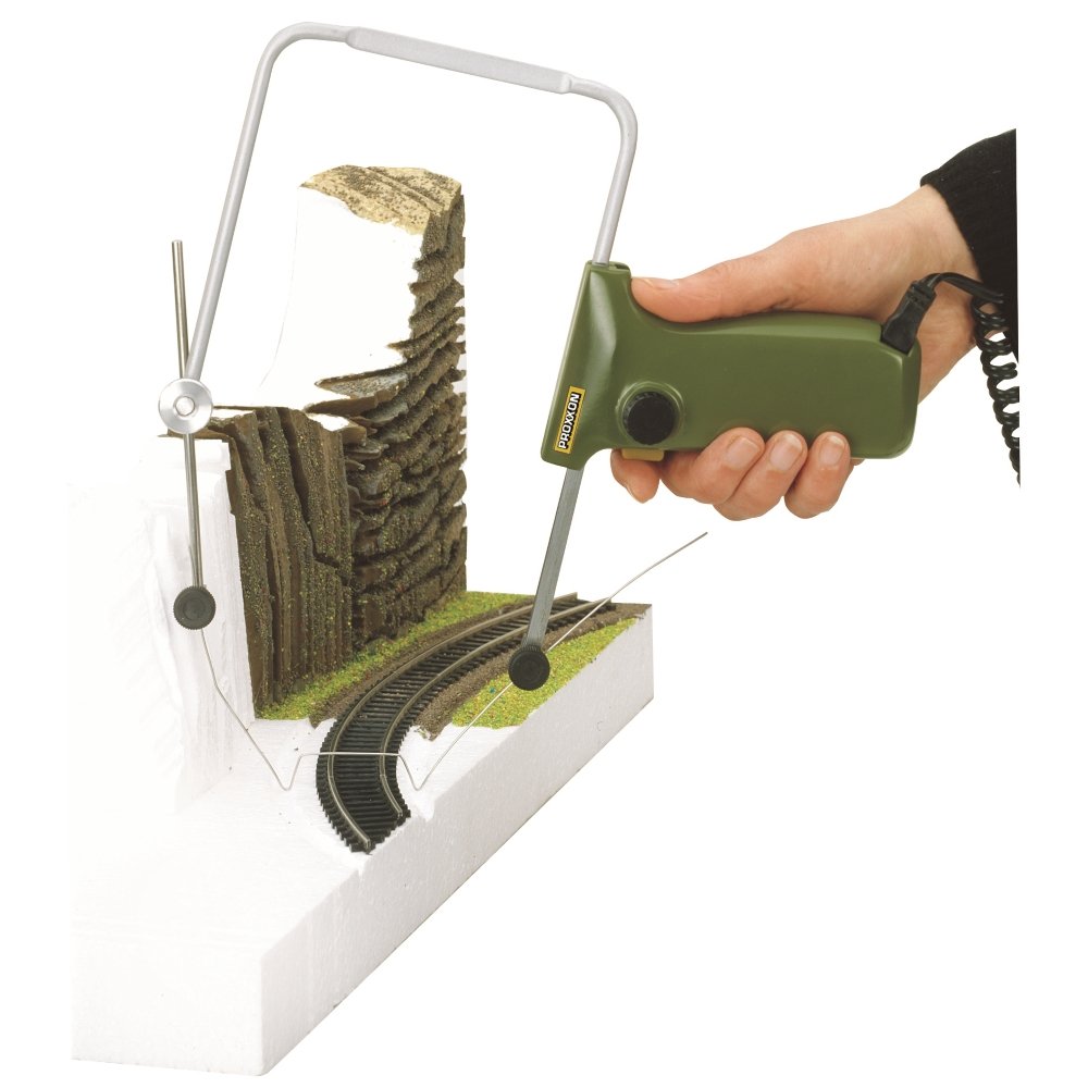 proxxon 27082, aparat pentru taiat cu fir cald thermocut 12/e, max 200mm, fir maleabil, 12v, 60w, 150 - 350 °c, fara transformator, include 5 fire 4 Proxxon 27082, Aparat pentru taiat cu fir cald THERMOCUT 12/E, max 200mm, fir maleabil, 12V, 60W, 150 - 350 °C, fara transformator, include 5 fire - imagine 4