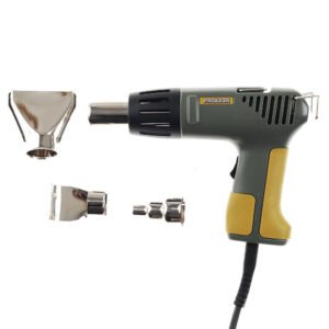 Proxxon 27130, Pistol cu aer cald MH550, 500 W, 2 trepte temperatura si debit, 180 l/min, 350-550 C, + accesorii