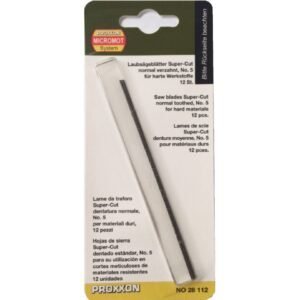 Panze fara pin pentru traforaj, Proxxon 28112, 36 TPI, 12 buc