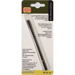 Panze fara pin pentru traforaje, Proxxon 28116, 14 TPI, 12 buc