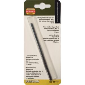 Panze fara pin pentru traforaje, Proxxon 28117, 17 TPI, 12 buc