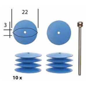 Discuri lustruire fina, Proxxon 28293,  22mm