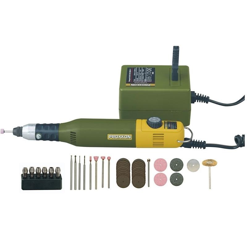 proxxon 28515, set pentru gravat-gaurit-frezat micromot 60/e, 5000-20000 rpm, 40w, + geanta si accesorii 1 Proxxon 28515, Set pentru gravat-gaurit-frezat MICROMOT 60/E, 5000-20000 rpm, 40W, + geanta si accesorii
