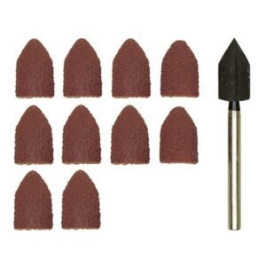 Set ax si tamburi conici, din corindon, 9x13mm, GR80 si GR150 ,  Proxxon 28987