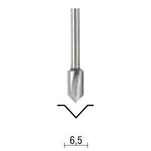 Freza pentru canale V, 6.5mm,  Proxxon  29032