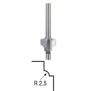 Freza cu radius concav R2.5mm