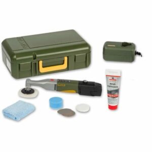 Proxxon 29820, Masina de lustruit cu gat lung cu acumulator WP/A, 1100-2800 rpm, + 1x Acuu, incarcator, geanta si accesorii