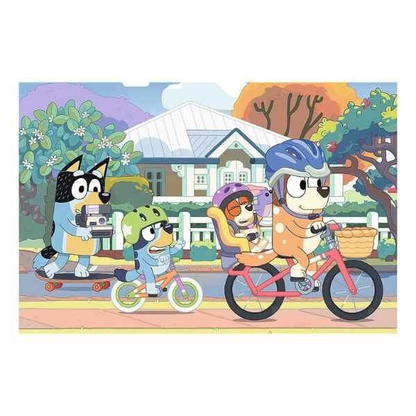 Puzzle Trefl din 60 Piese, Model Bluey Minunata Bluey, + 4 Ani
