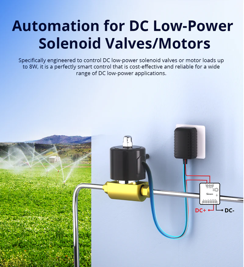 releu smart wifi sonoff mini-d, 2a, 1 canal, contact uscat ac-dc, matter 3 Releu Smart Wifi Sonoff MINI-D, 2A, 1 canal, contact uscat AC-DC, Matter - imagine 3