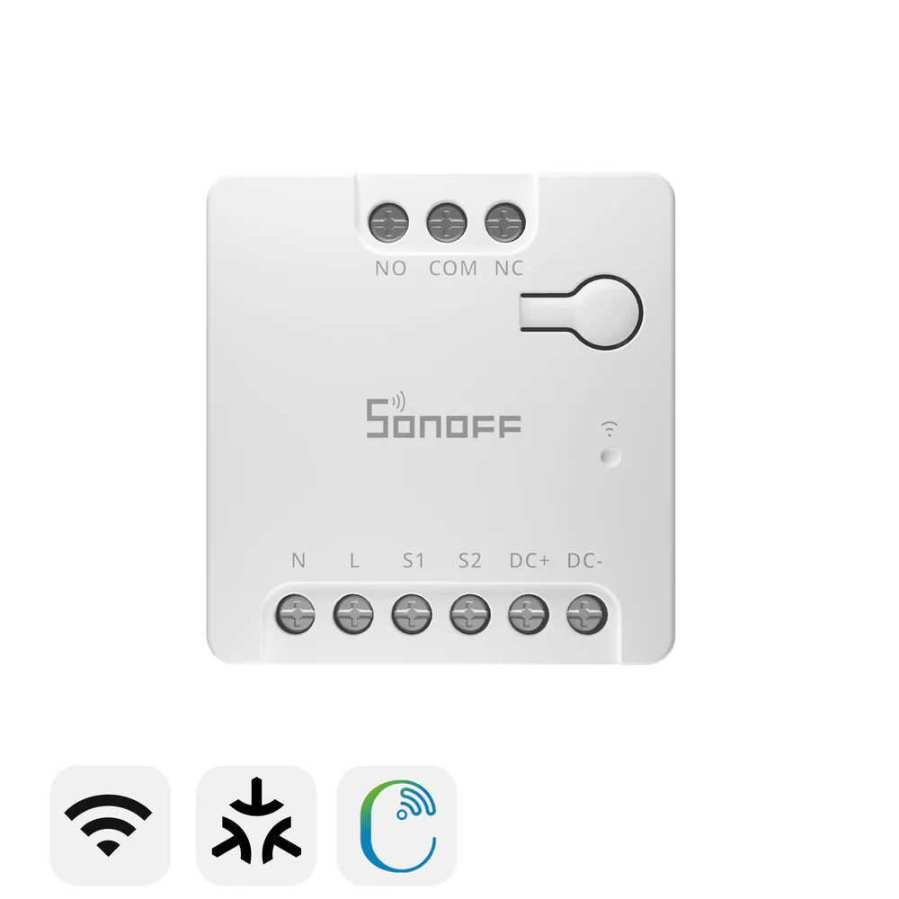 releu smart wifi sonoff mini-d, 2a, 1 canal, contact uscat ac-dc, matter 1 Releu Smart Wifi Sonoff MINI-D, 2A, 1 canal, contact uscat AC-DC, Matter
