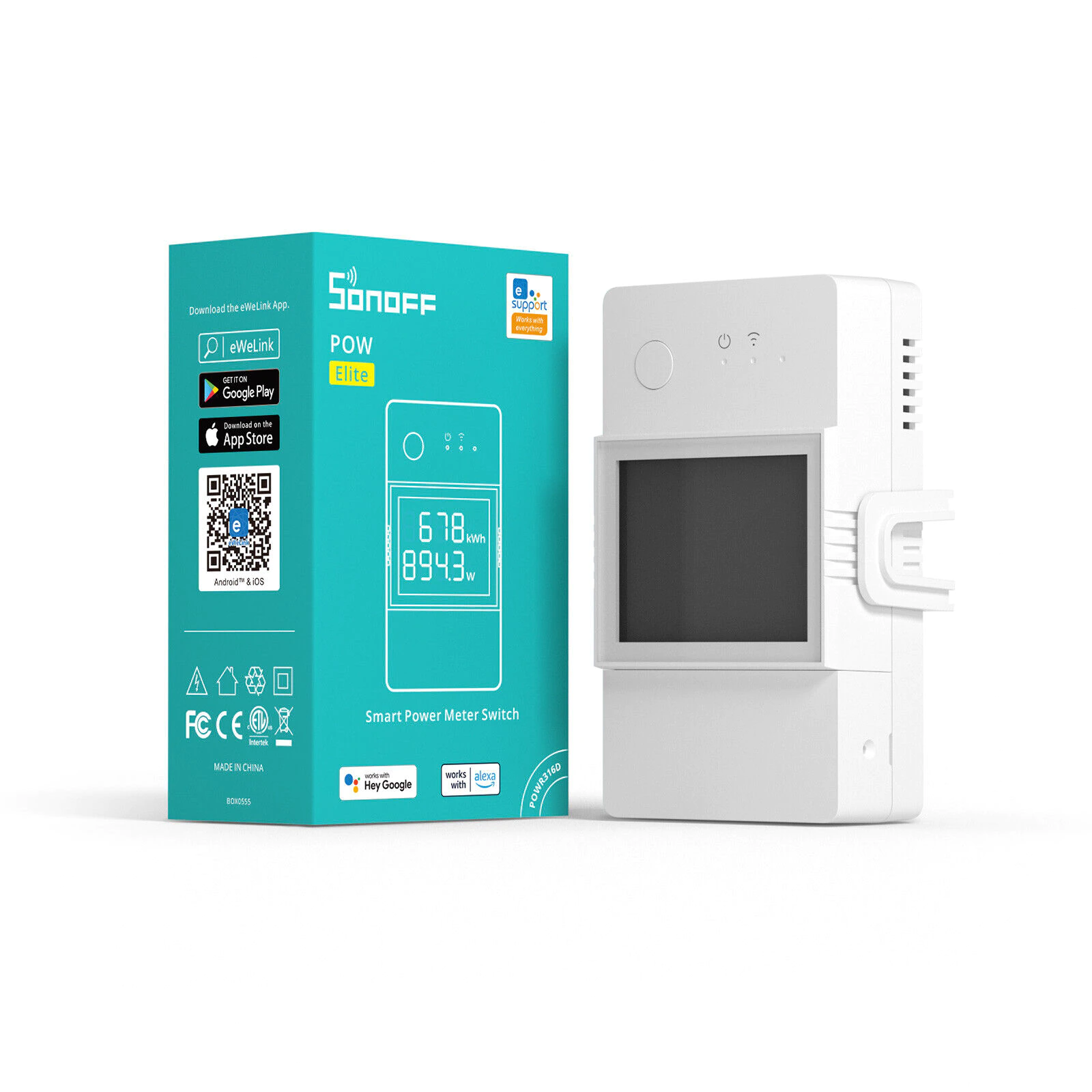 transmitator wifi sonoff thr316d elite, 16a, cu functie de masurare a temperaturii si umiditatii, thr316d 1 Transmitator Wifi Sonoff THR316D Elite, 16A, cu functie de masurare a temperaturii si umiditatii, THR316D