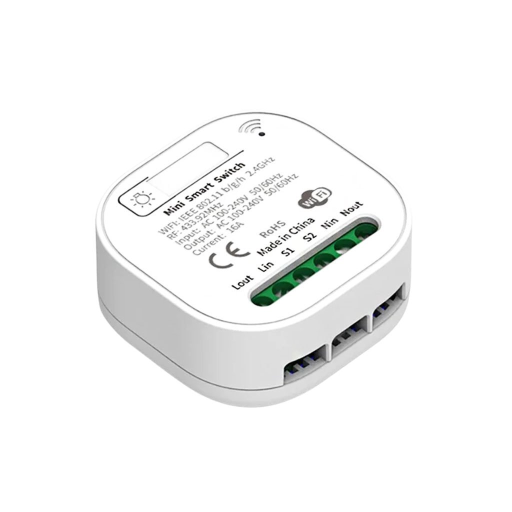 Releu Rovo 305JS-WIFI Kinetic, 1 canal, 10A, WiFi + RF433, Tuya - imagine 3