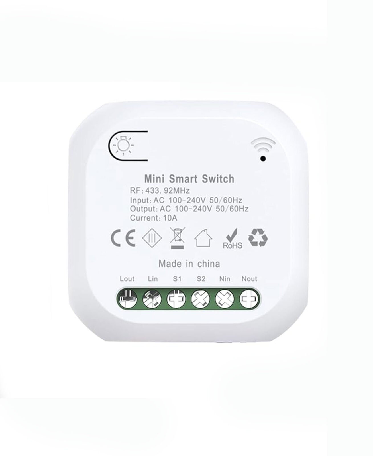 Releu Rovo 305JS-1CH Kinetic, 1 canal, 10A, RF 433 - imagine 3