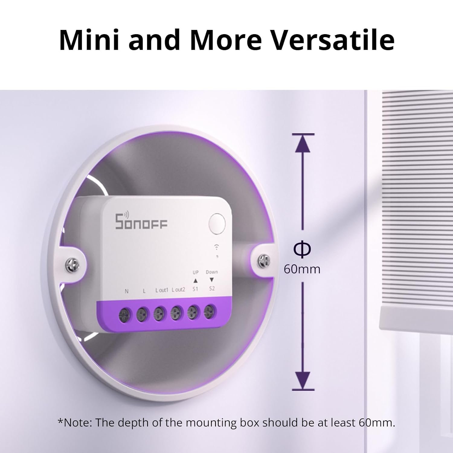 releu smart wifi sonoff sonoff mini-rbs - perdele, jaluzele 4 Releu Smart Wifi Sonoff Sonoff MINI-RBS - perdele, jaluzele - imagine 4