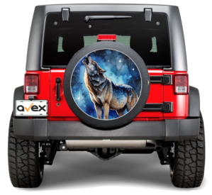 Sticker Auto „Roata de Rezerva” rezistenta la intemperii si raze UV, diametru 55 cm, Cod: AVX-RR01