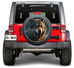 Sticker Auto „Roata de Rezerva” rezistenta la intemperii si raze UV, diametru 55 cm, Cod: AVX-RR03