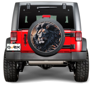 Sticker Auto „Roata de Rezerva” rezistenta la intemperii si raze UV, diametru 55 cm, Cod: AVX-RR04