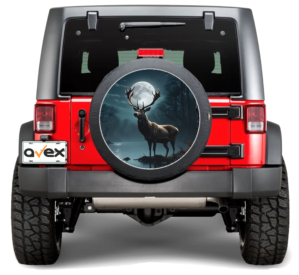 Sticker Auto „Roata de Rezerva” rezistenta la intemperii si raze UV, diametru 55 cm, Cod: AVX-RR09