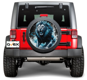 Sticker Auto „Roata de Rezerva” rezistenta la intemperii si raze UV, diametru 55 cm, Cod: AVX-RR10