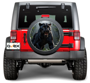 Sticker Auto „Roata de Rezerva” rezistenta la intemperii si raze UV, diametru 55 cm, Cod: AVX-RR11