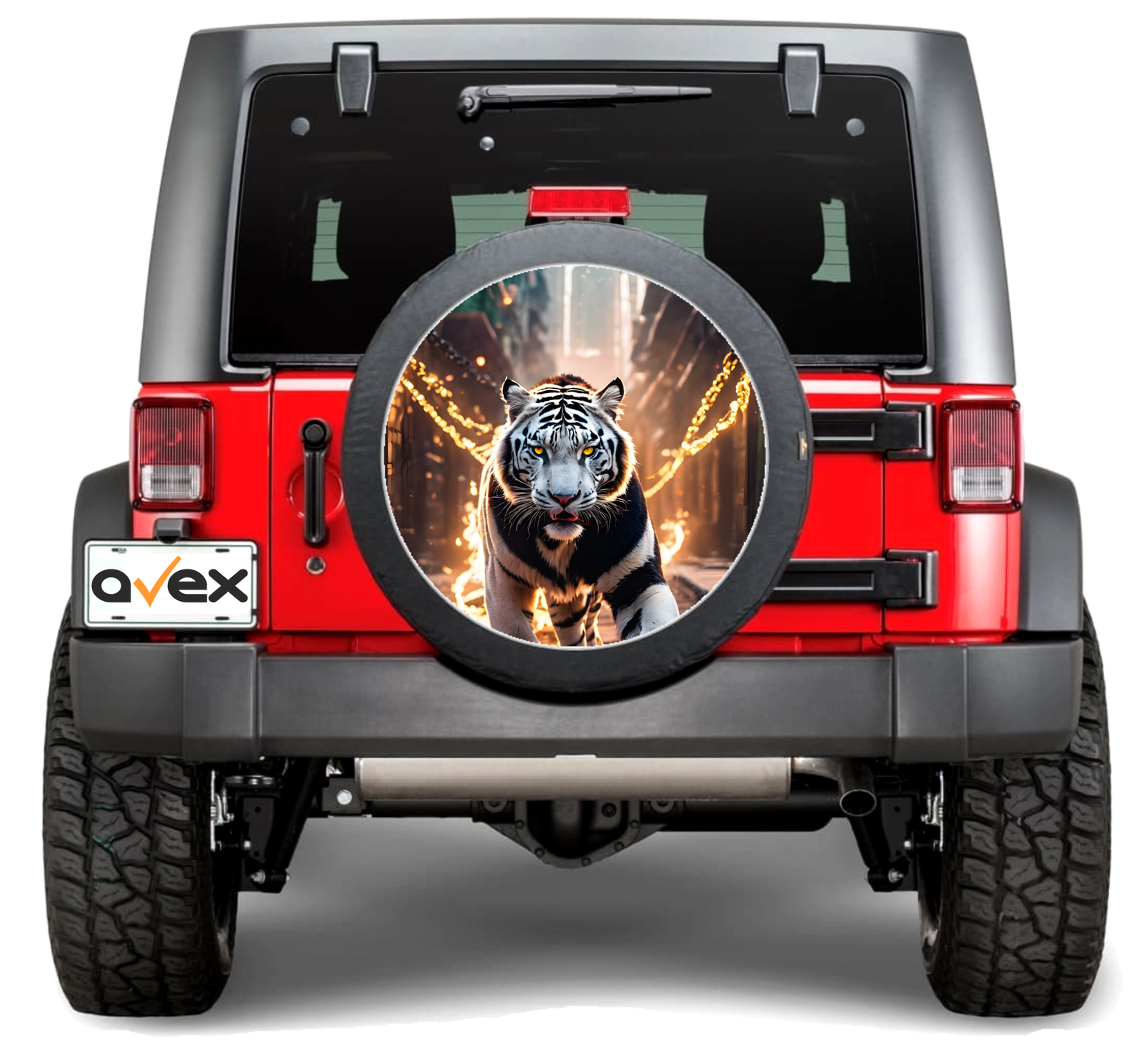 sticker auto "roata de rezerva" rezistenta la intemperii si raze uv, diametru 55 cm, cod: avx-rr16 1 Sticker Auto "Roata de Rezerva" rezistenta la intemperii si raze UV, diametru 55 cm, Cod: AVX-RR16