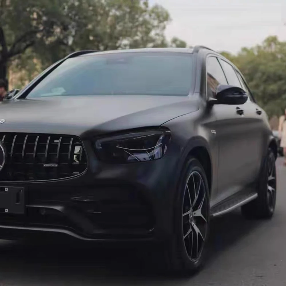 folie auto pentru colantare integrala, termoplastica, cu tehnologie "bubble free", culoare negru, finisaj mat, dimensiune 3,0m x 1,52m 5 Folie auto pentru colantare integrala, Termoplastica, cu tehnologie "BUBBLE FREE", culoare Negru, finisaj Mat, dimensiune 3,0m x 1,52m - imagine 5