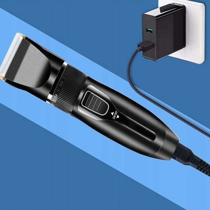 Aparat de tuns profesional pentru cani cu acumulator, lama titan + ceramica, incarcare USB, culoare Neagra, model AVX-WT-BLACK-T10 11 Aparat de tuns profesional pentru cani cu acumulator, lama titan + ceramica, incarcare USB, culoare Neagra, model AVX-WT-BLACK-T10 - imagine 11