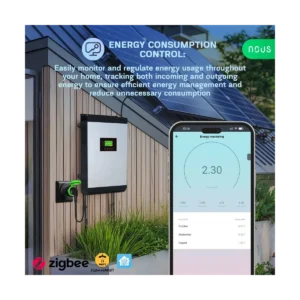Set 2 prize Inteligente WiFi pentru exterior NOUS A6Z,16A – ZigBee 3.0, Monitorizare energie, IP44