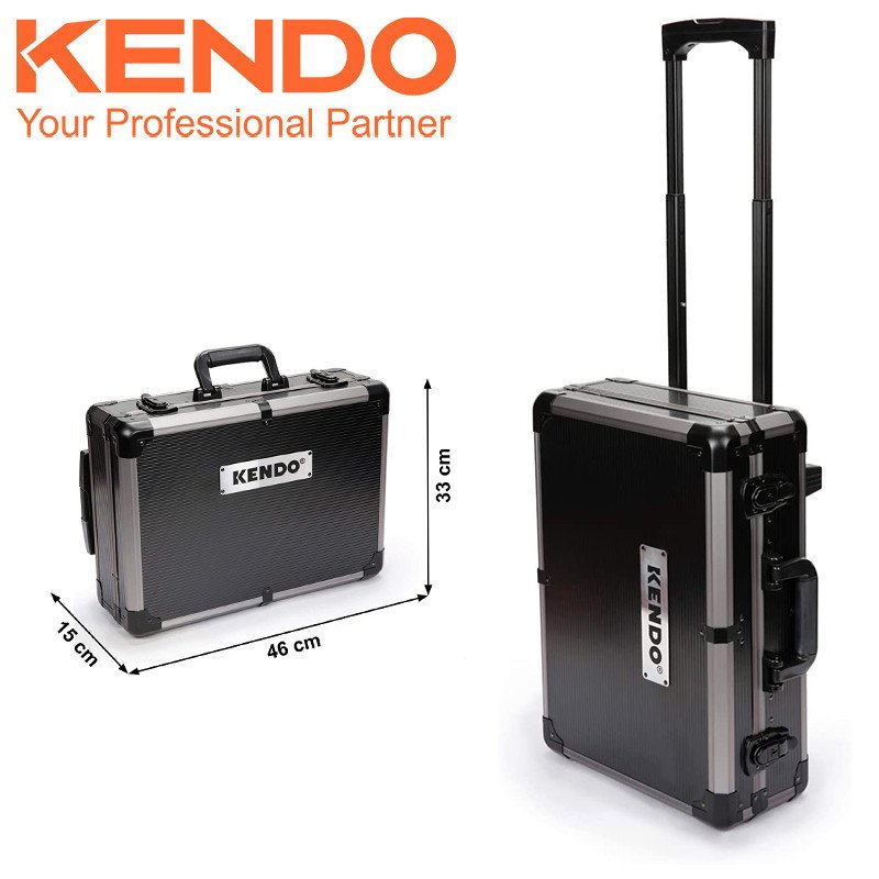 set de scule 161 buc, valiza de aluminiu, cod 90703 4 Set de scule 161 buc, valiza de aluminiu, cod 90703 - imagine 4