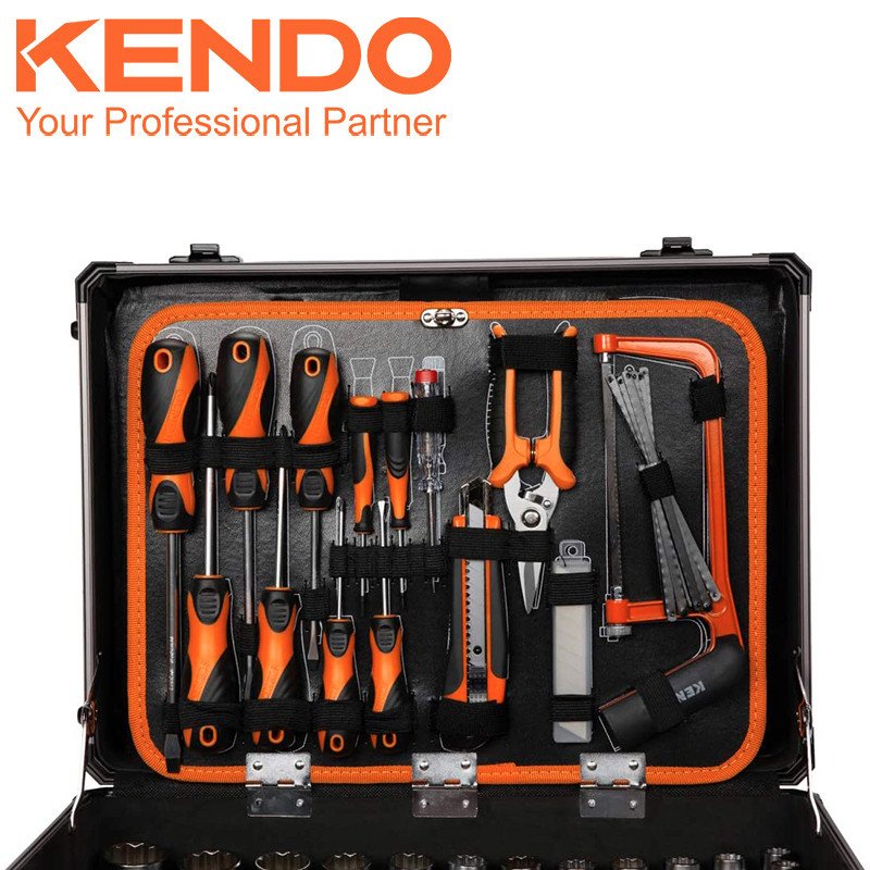 set de scule 161 buc, valiza de aluminiu, cod 90703 5 Set de scule 161 buc, valiza de aluminiu, cod 90703 - imagine 5