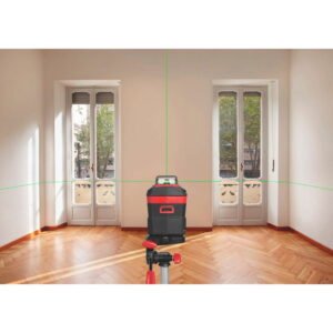 SKIL 1961 DA Nivela laser cu linie n cruce 360 grade, lumina verde, raza actiune 30m, Accu Li-Ion, include incarcator micro USB, trepied si geanta de transport