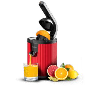 Storcator de citrice Cecotec Xqueeze RetroJuice 600, 600w, filtru din inox, anti picurare, 2 conuri de plastic, Rosu