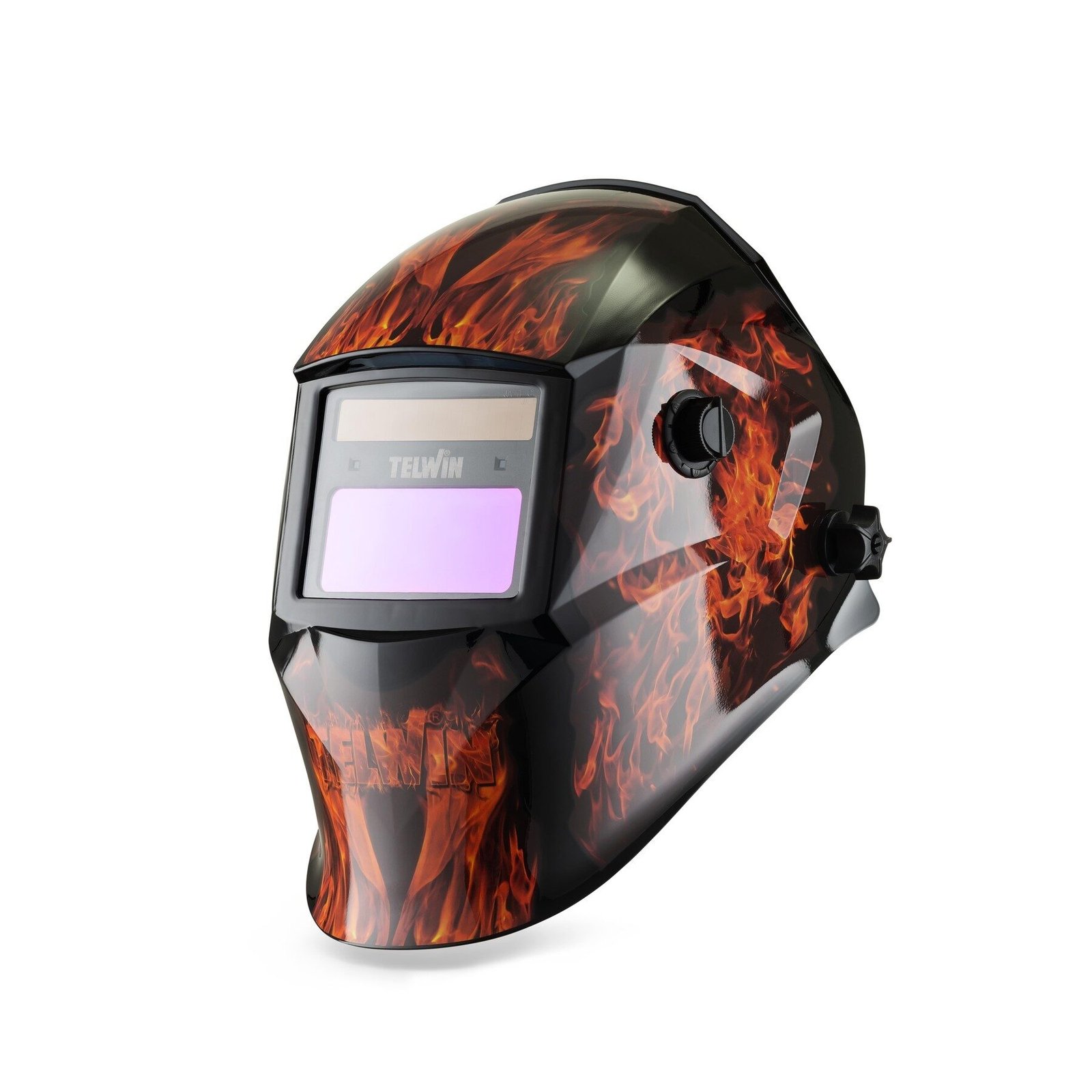 STREAM FLAME - Masca de sudura automata 9-13 DIN, cu mod polizare TELWIN