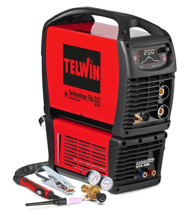 technology tig 222 ac/dc aqua - aparat de sudura telwin tip tig 1 TECHNOLOGY TIG 222 AC/DC AQUA - APARAT DE SUDURA TELWIN tip TIG