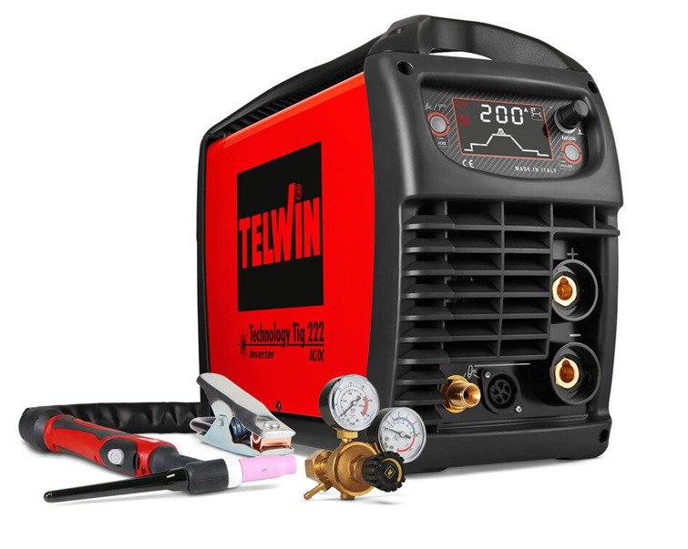 technology tig 222ac/dc - aparat de sudura telwin tip tig 3 TECHNOLOGY TIG 222AC/DC - APARAT DE SUDURA TELWIN tip TIG - imagine 3
