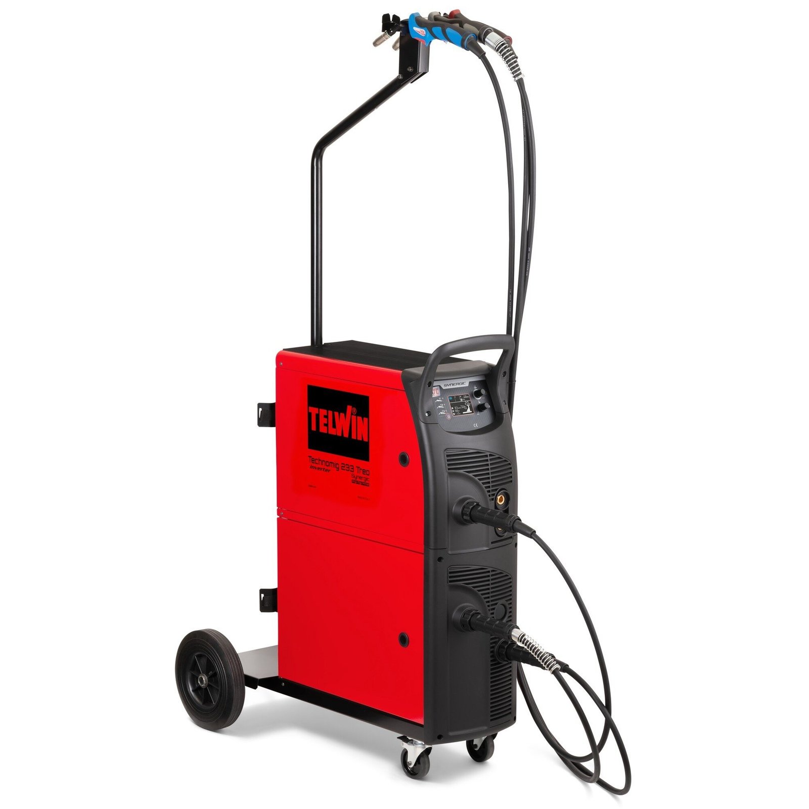 TECHNOMIG 233 TREO SYNERGIC - Aparat de sudura TELWIN tip MIG-MAG/FLUX/MMA/TIG cu 3 pistolete