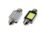 Set becuri auto cu LED CANBUS sofit compatibil C5W 2xCOB 36mm Alb 12V, destinat competitiilor auto sau off-road