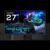 Gigabyte Monitor Gaming 27″ SS IPS GS27Q X, Non-glare, Rezolutie: 2560 x 1440 (QHD), 300 cd/m2 (TYP), Contrast: 1000:1, Unghi vizualizare: 178°(H)/178°(V), Culori: 1.07B, Timp raspuns: 1ms (MPRT), Refresh rate: 240Hz/OC 250Hz, HDR Ready, Flicker-free, Interfata: 2 x HDMI 2.0, 1 x Displayport 1.4, 1